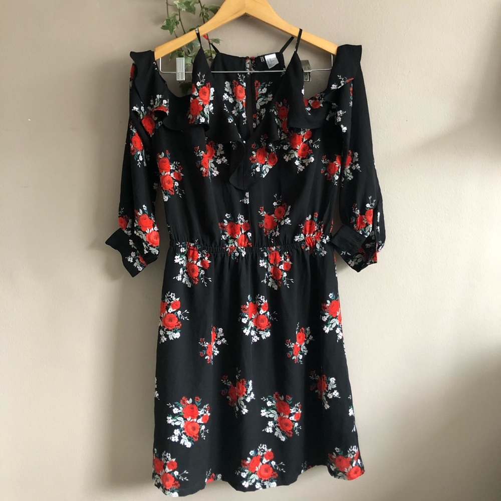 Cold shoulder dress